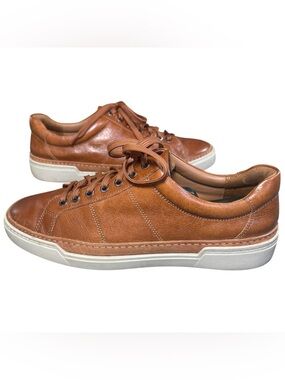 Allen Edmonds Porter City Casual Derby Low Top Leather Sneakers Walnut Mens 10D